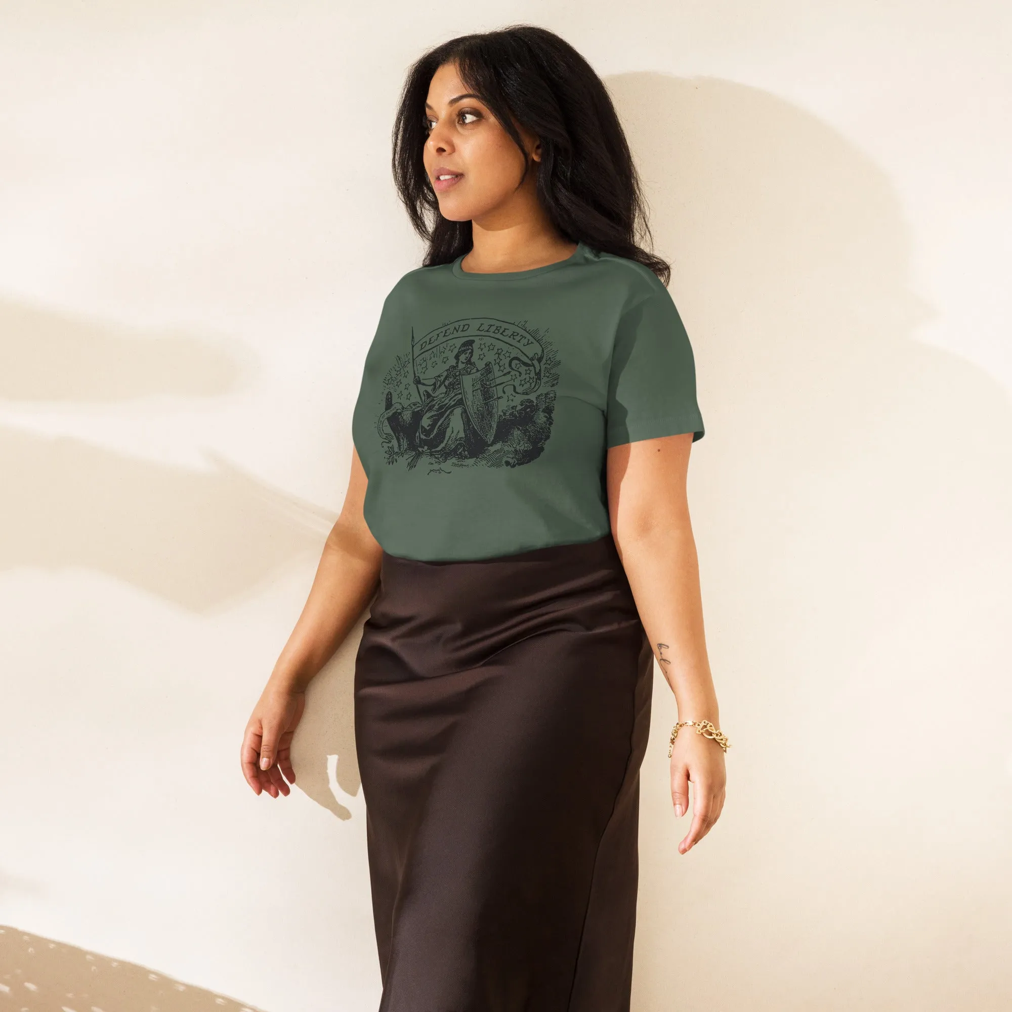 Defend Liberty Women’s high-waisted t-shirt