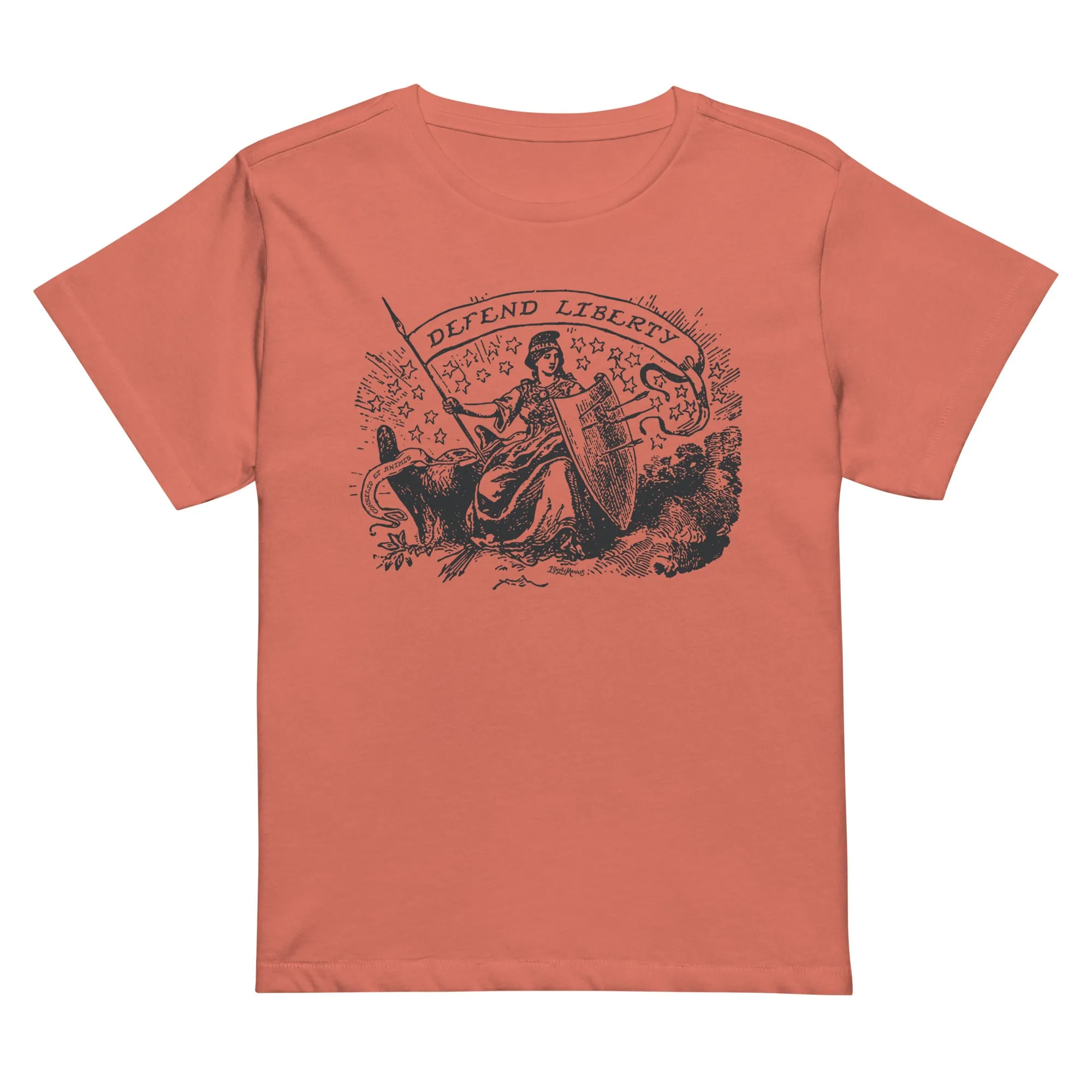 Defend Liberty Women’s high-waisted t-shirt