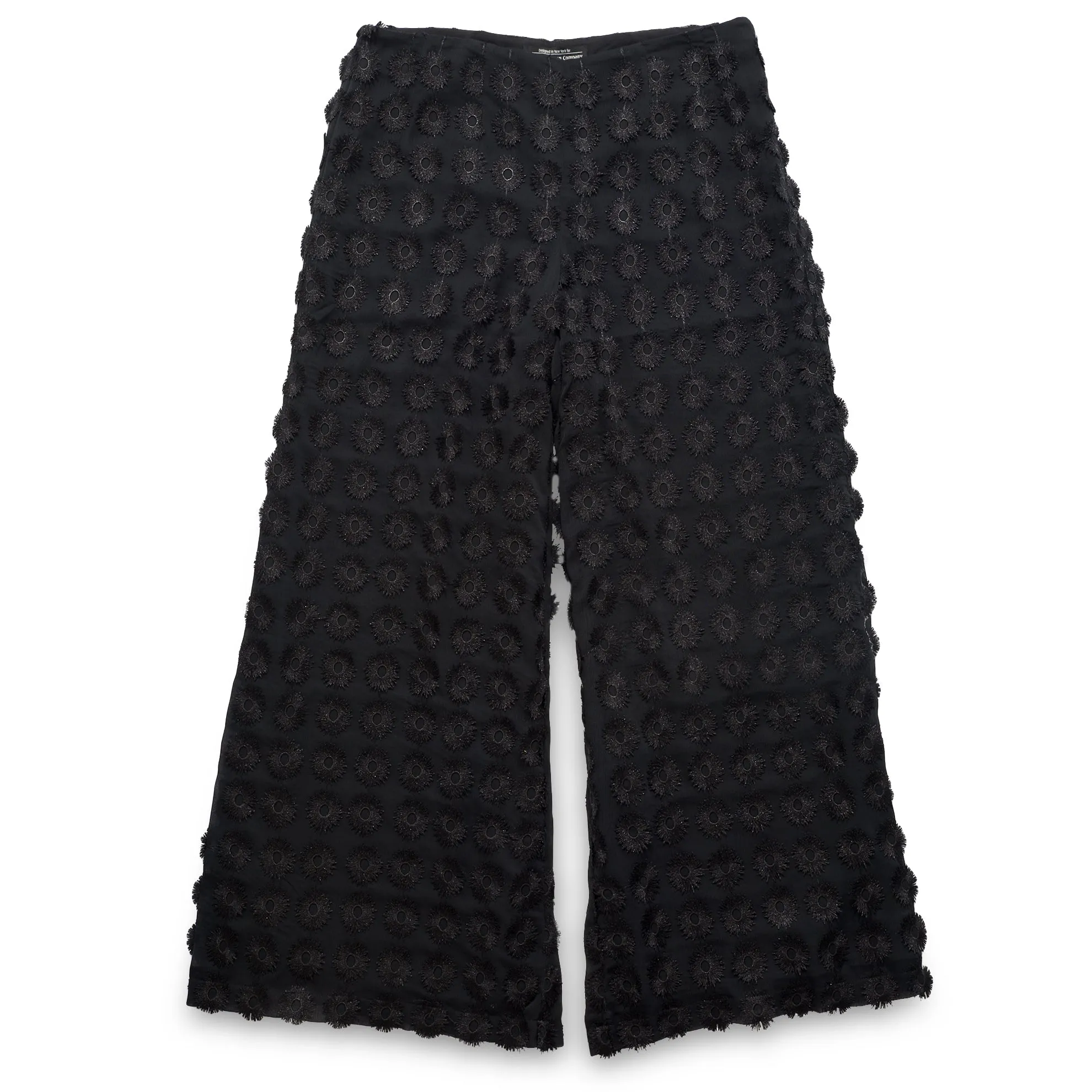 Floral Applique Palazzo Pants