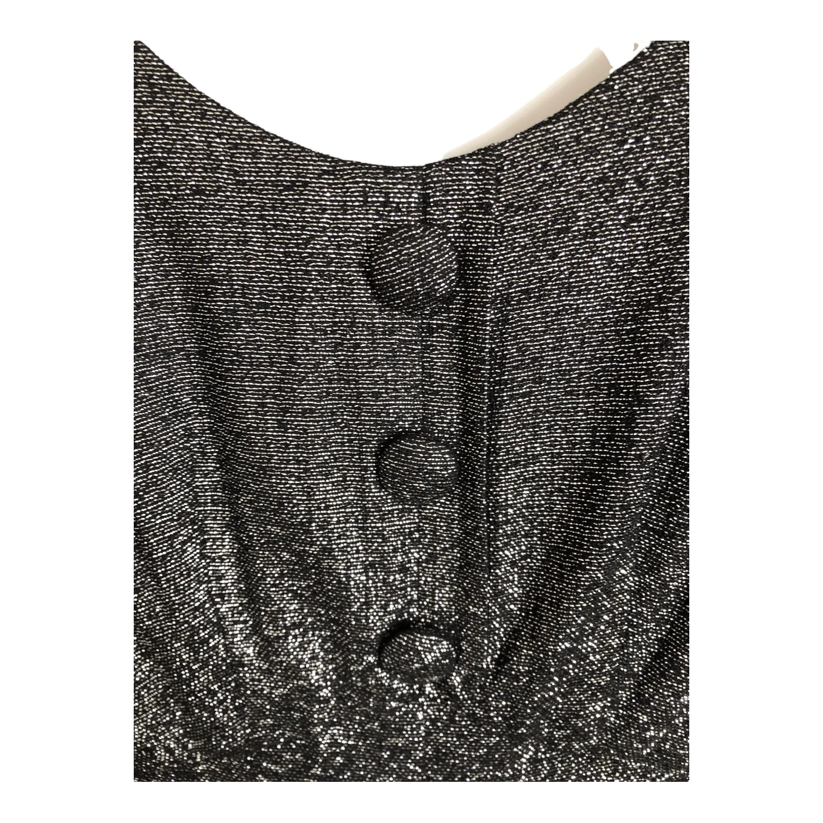 Hardy Amies Boutique London Vintage Lurex Sleeveless Maxi Dress Evening Gown Silver L UK Size 12-14