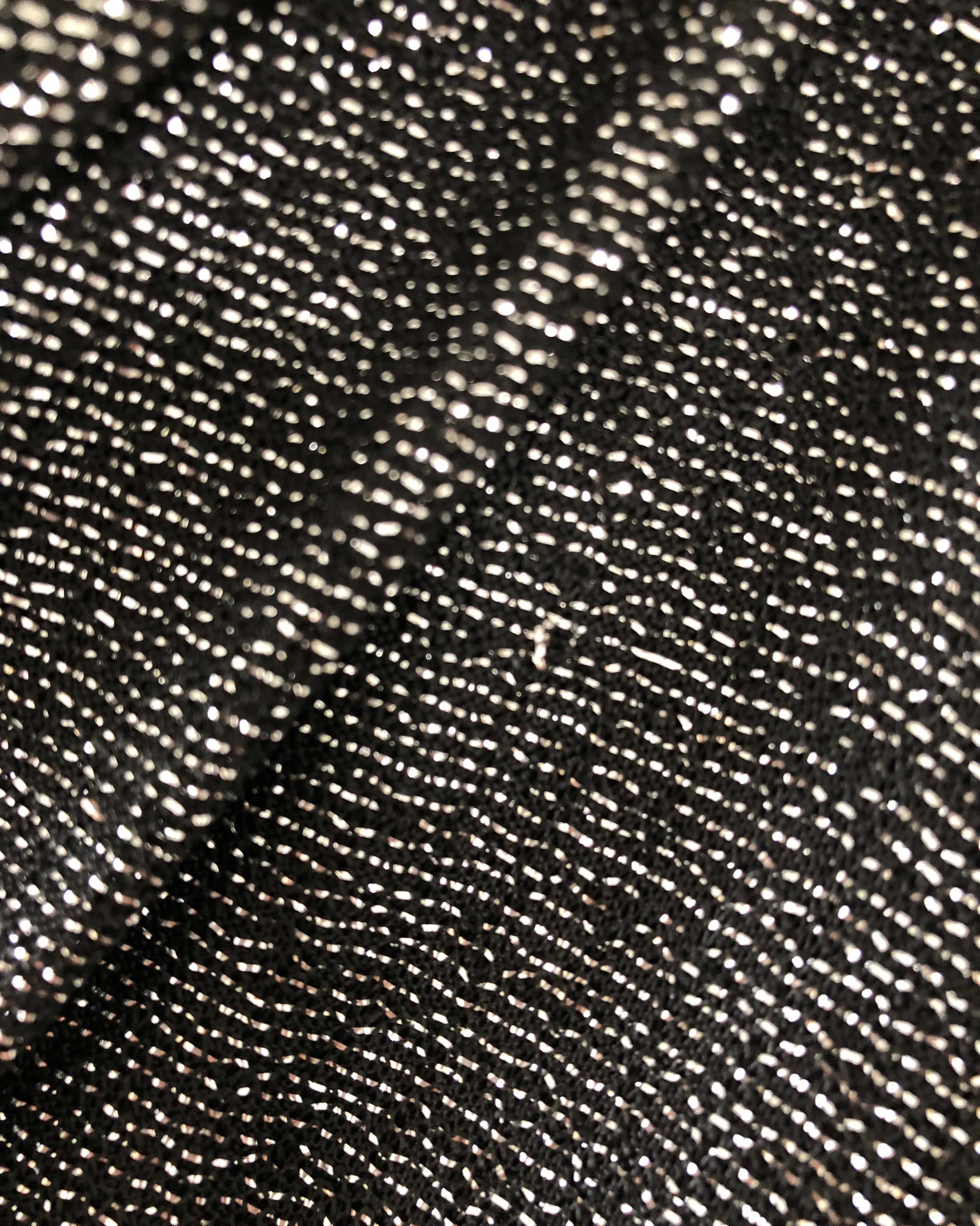 Hardy Amies Boutique London Vintage Lurex Sleeveless Maxi Dress Evening Gown Silver L UK Size 12-14
