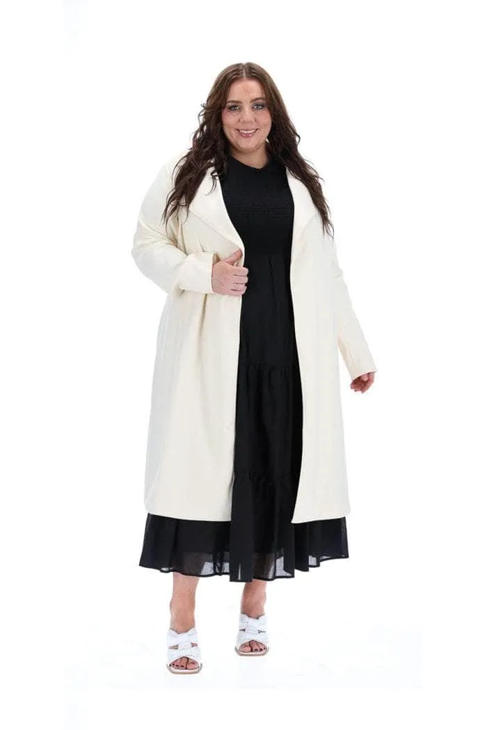 Hutton Oversized Cream Trench
