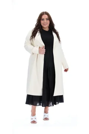 Hutton Oversized Cream Trench