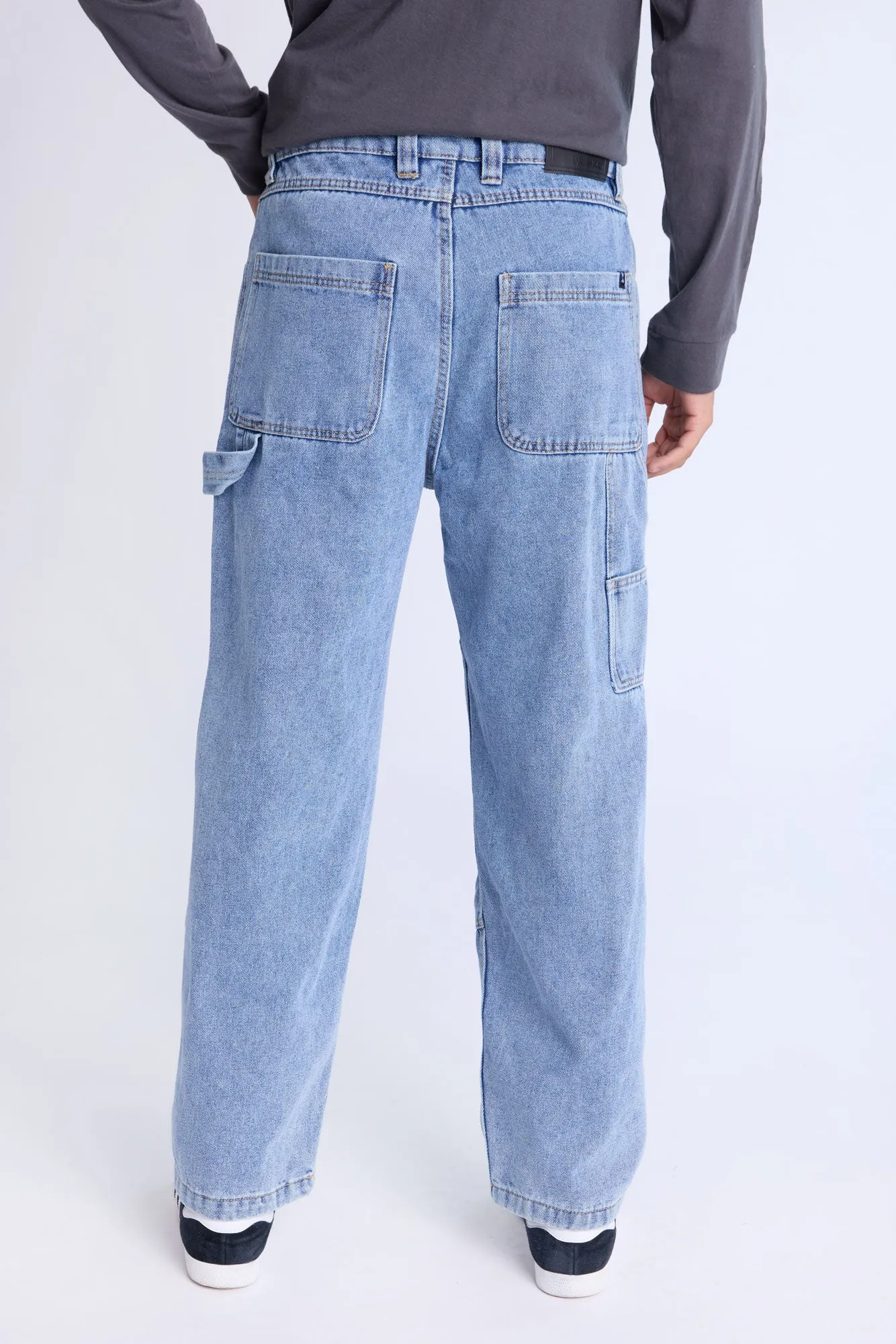 Jean de charpentier délavé léger West49 homme