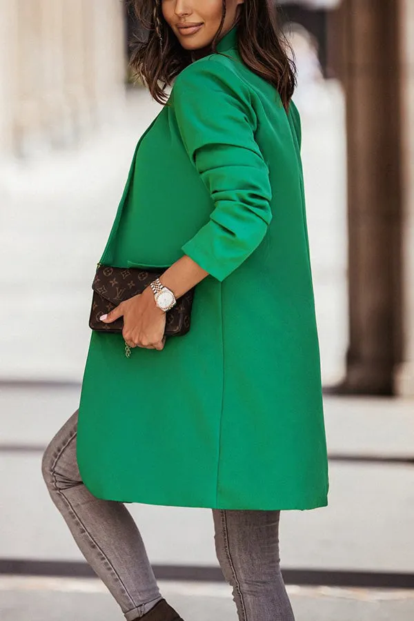 Level with Me Oversized Blazer Coat