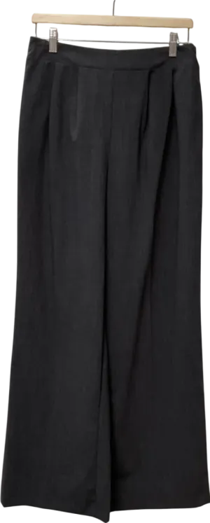 New Look Grey Wide Leg Trousers UK 12