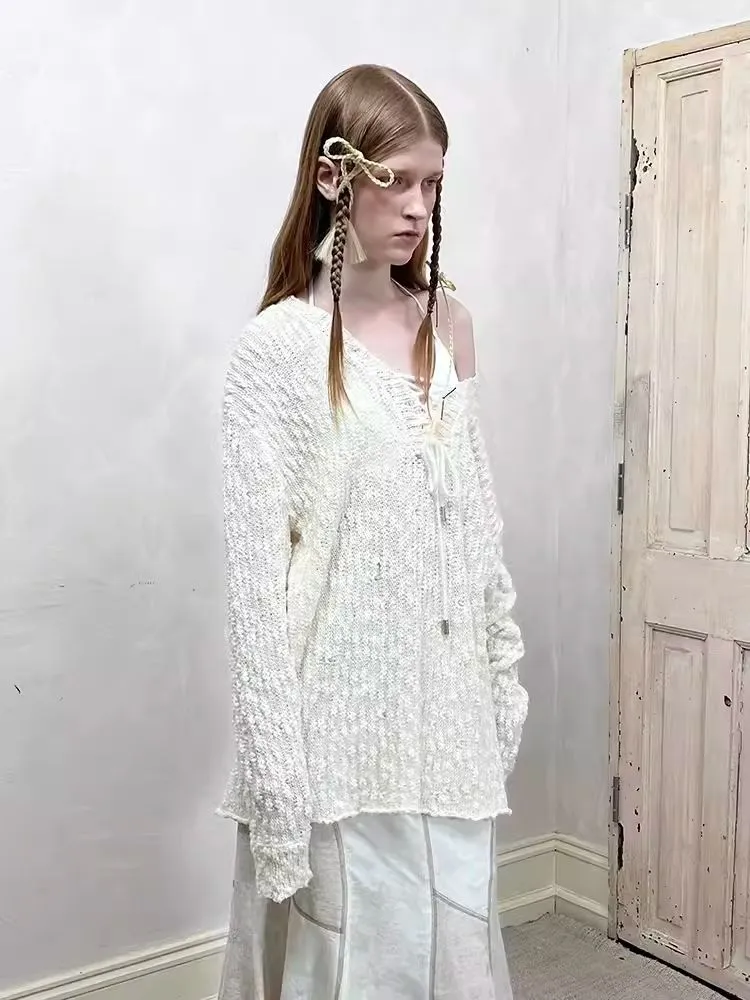 Slouchy Style Loose Knit Cowl Top【s0000008183】
