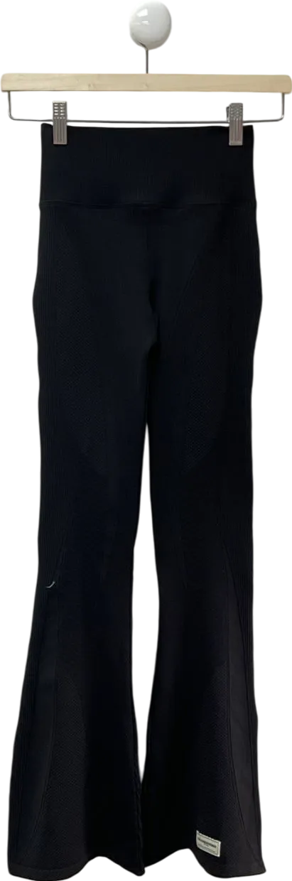 the giving movement Black Flared Leggings UK XS