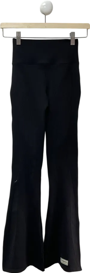the giving movement Black Flared Leggings UK XS