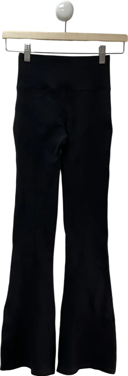 the giving movement Black Flared Leggings UK XS