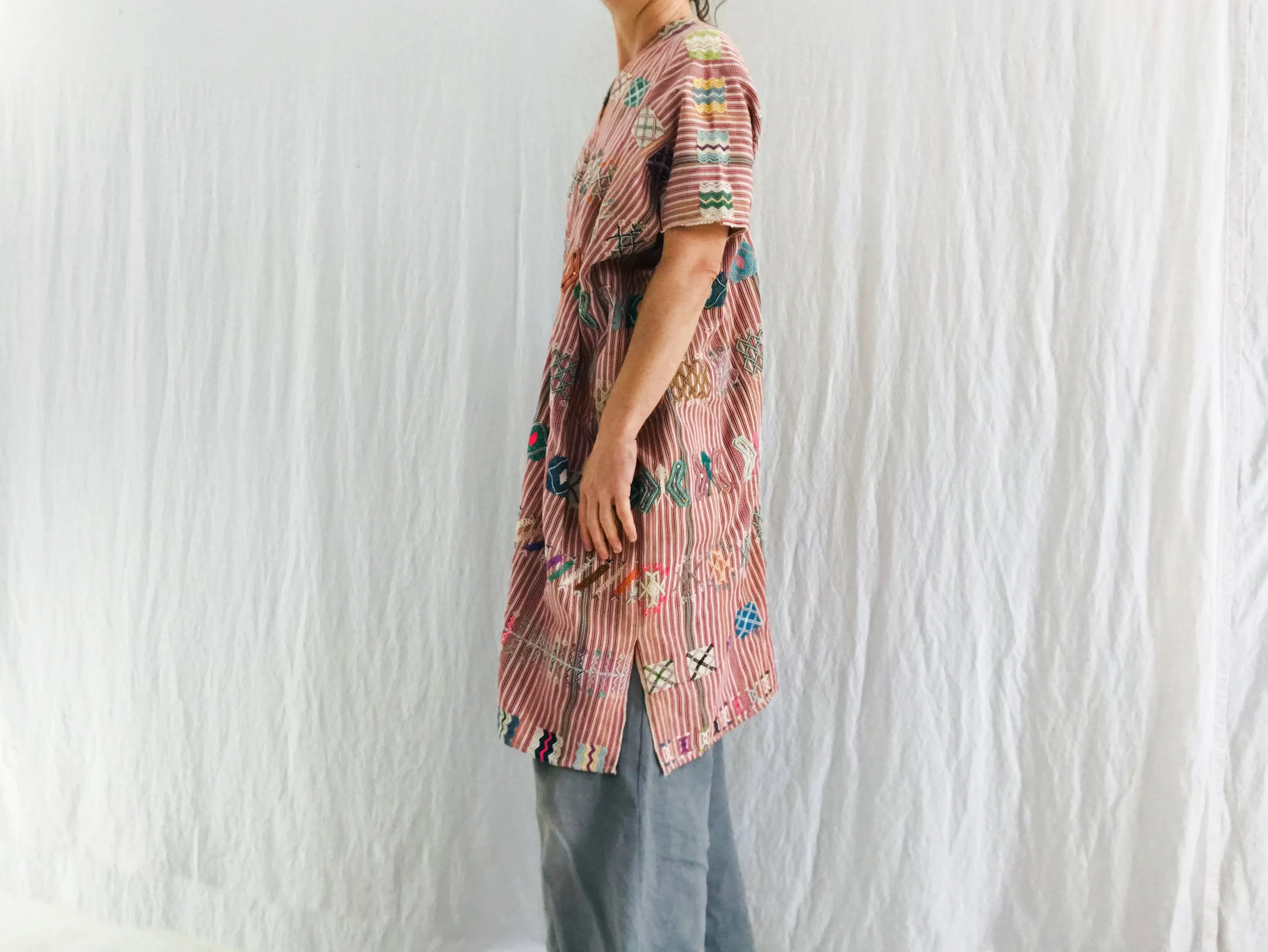 Vintage Guatemala Huipil Dress. Colotenango. Very Fine Example.