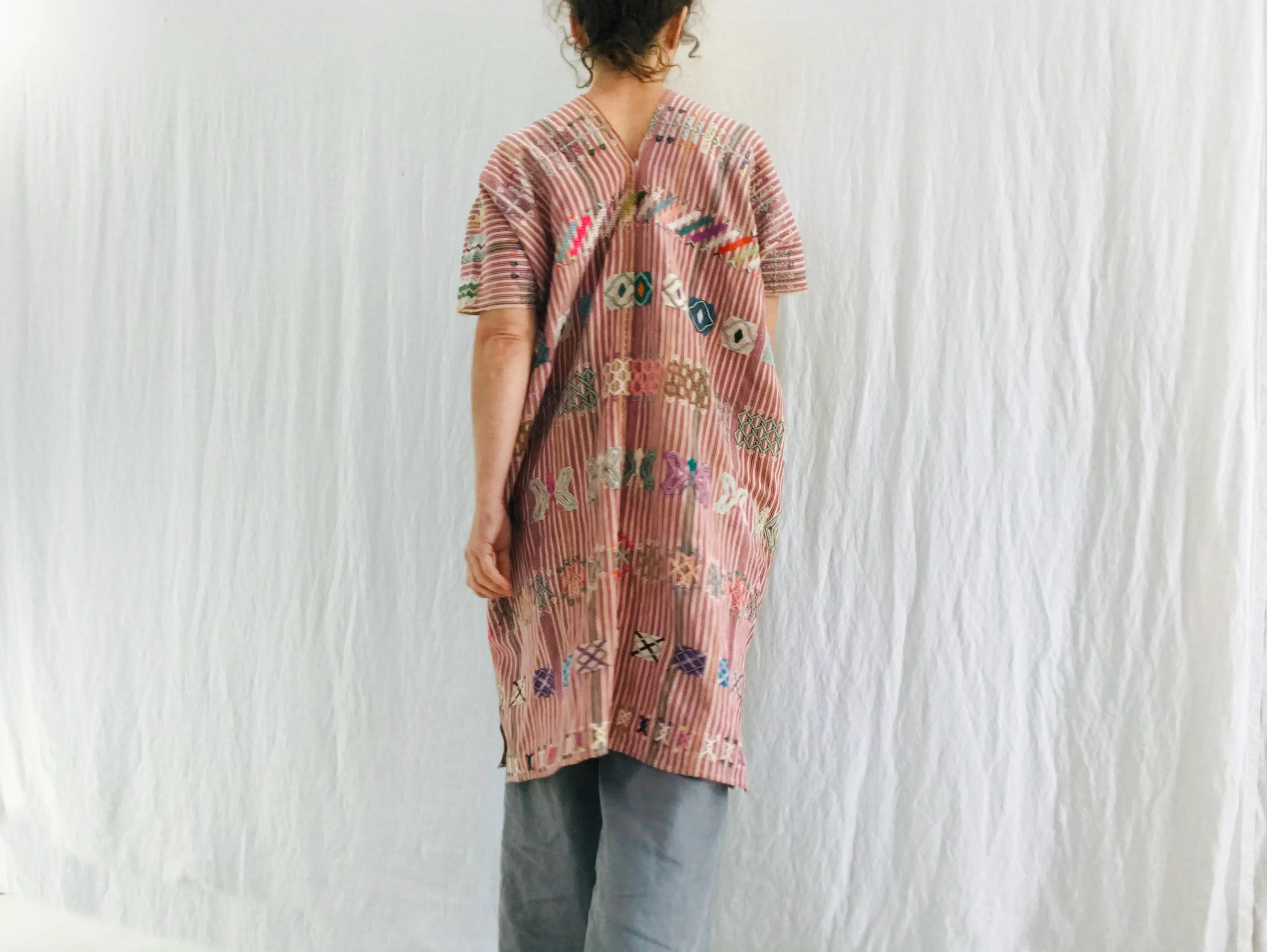 Vintage Guatemala Huipil Dress. Colotenango. Very Fine Example.