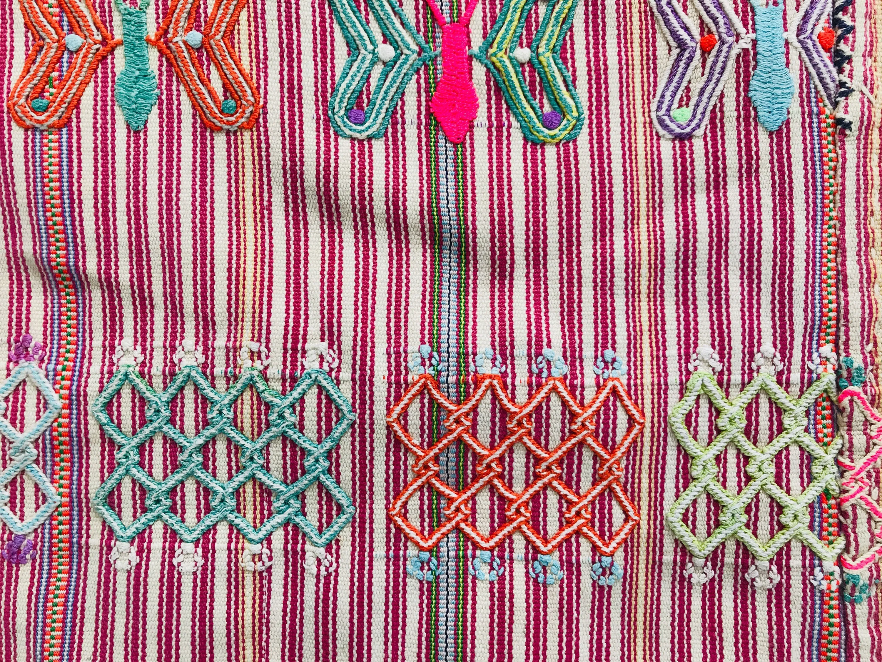 Vintage Guatemala Huipil Dress. Colotenango. Very Fine Example.