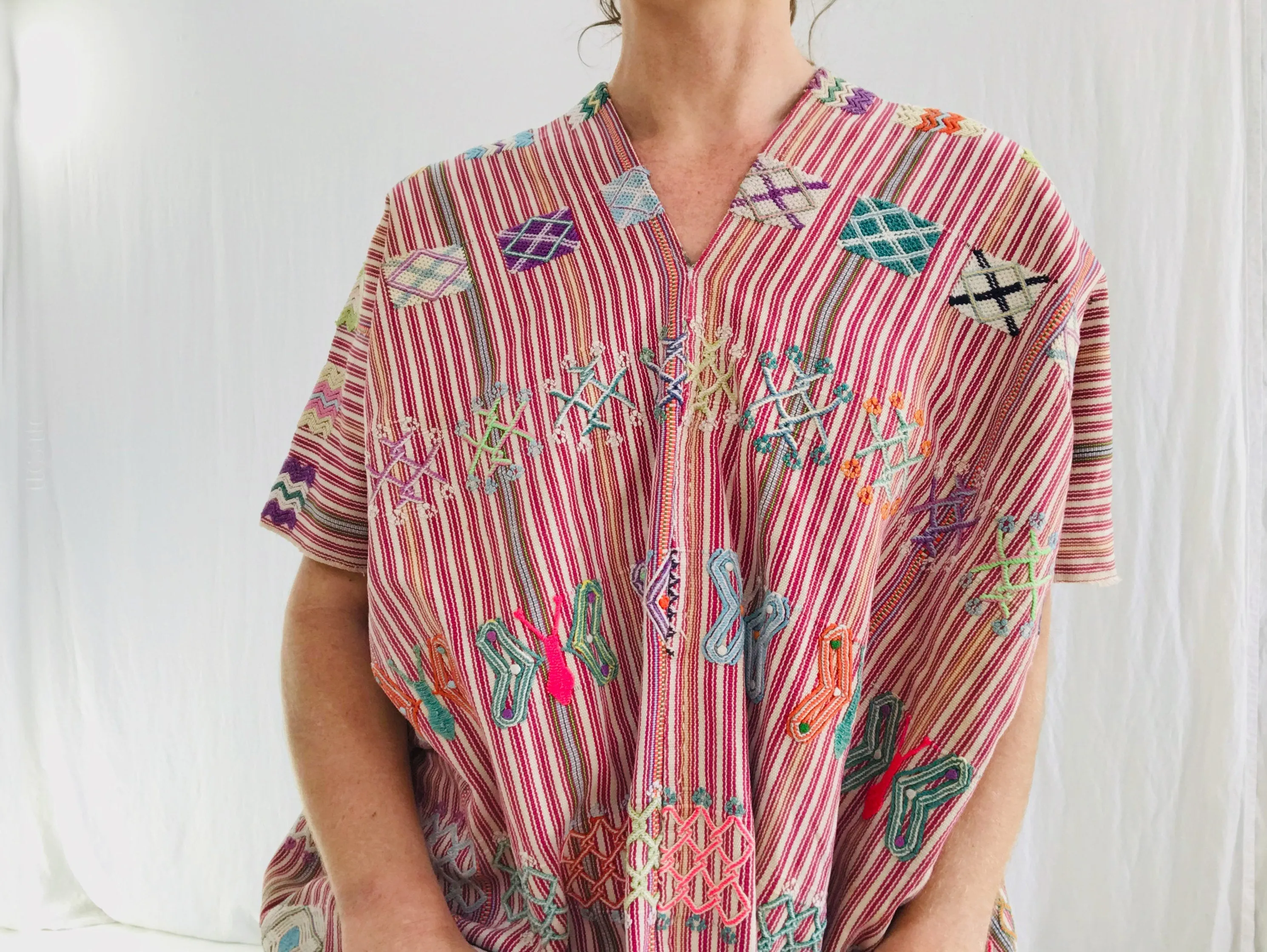 Vintage Guatemala Huipil Dress. Colotenango. Very Fine Example.