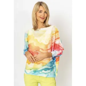 Watercolor Dolman Sweater
