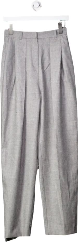 Weekend and Beyond Grey Wide Leg Trousers UK XS