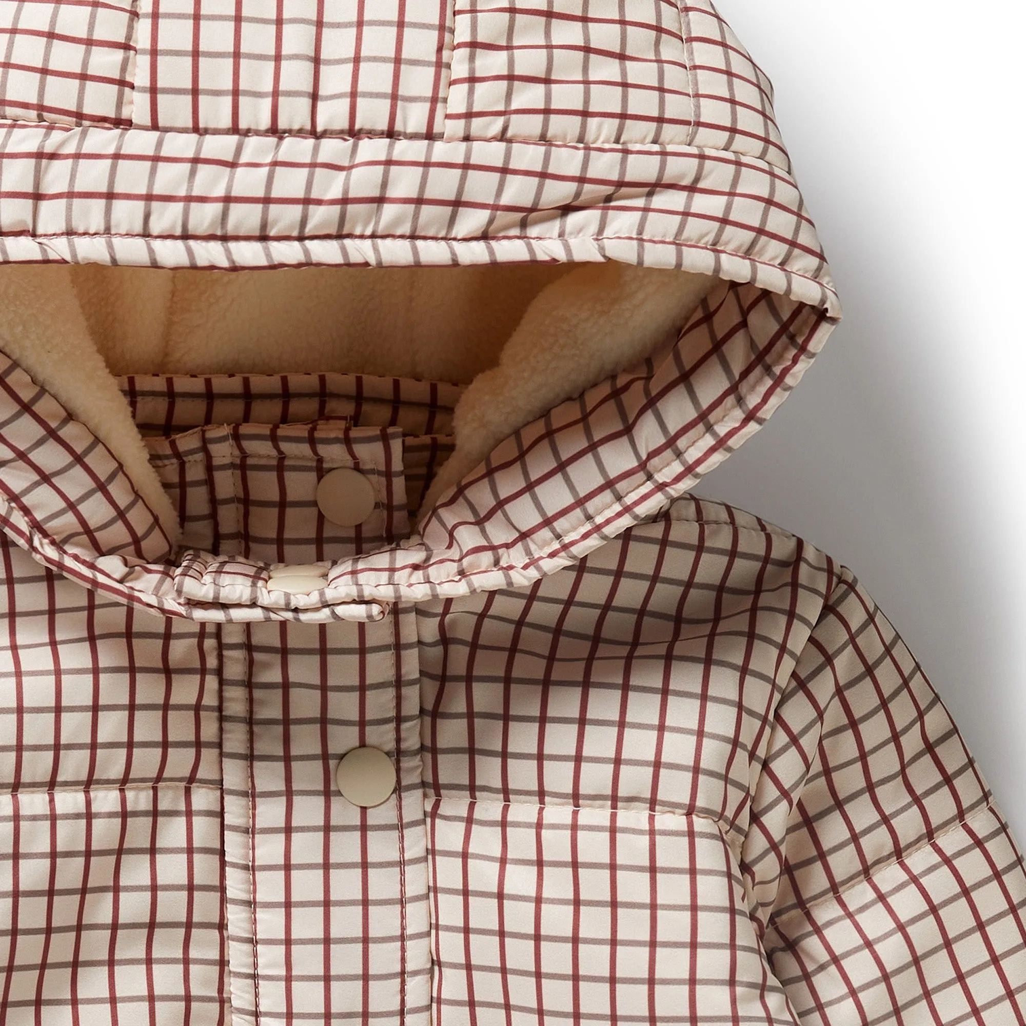 Wilson & Frenchy - Amber Check Puffer Jacket