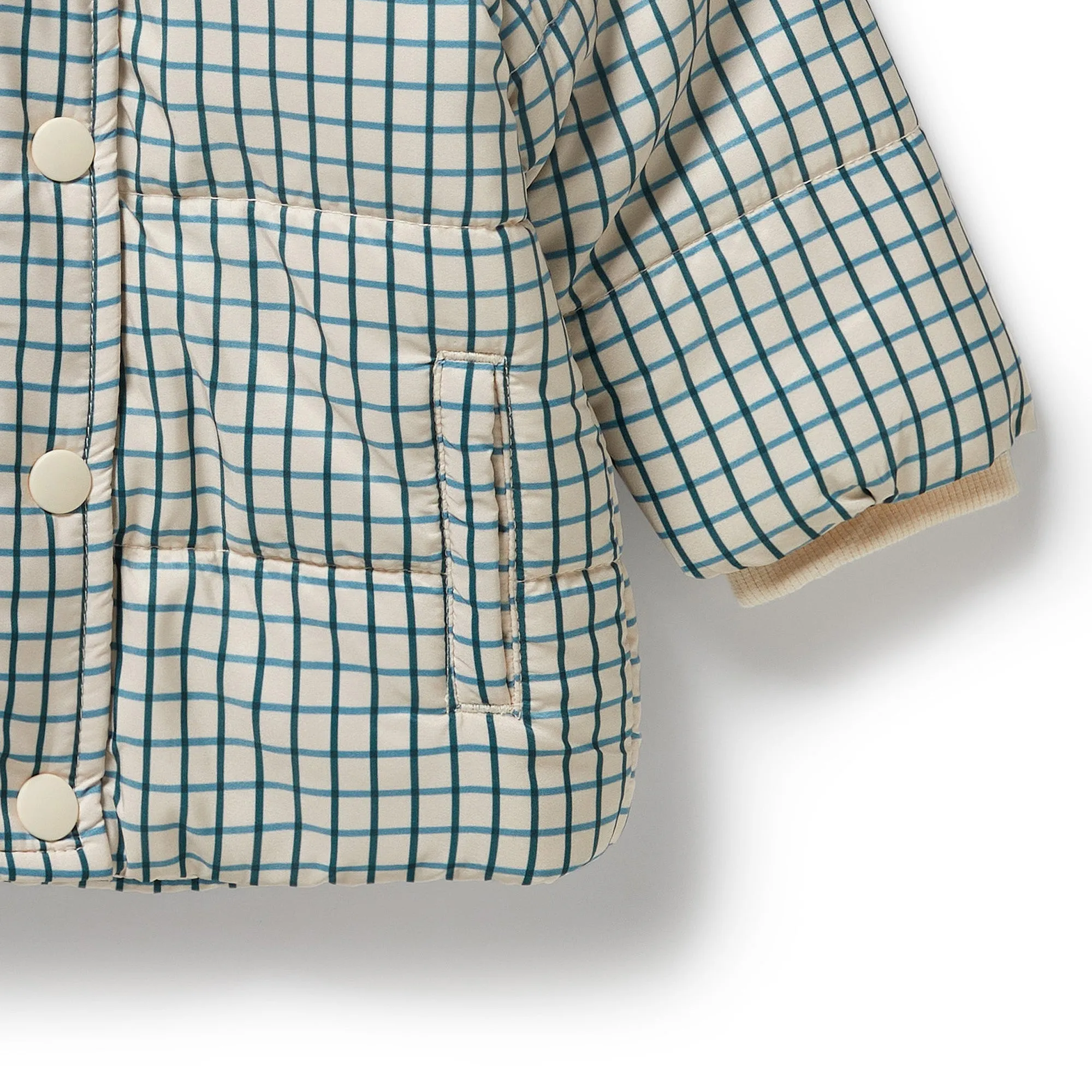 Wilson & Frenchy - Fern Check Puffer Jacket