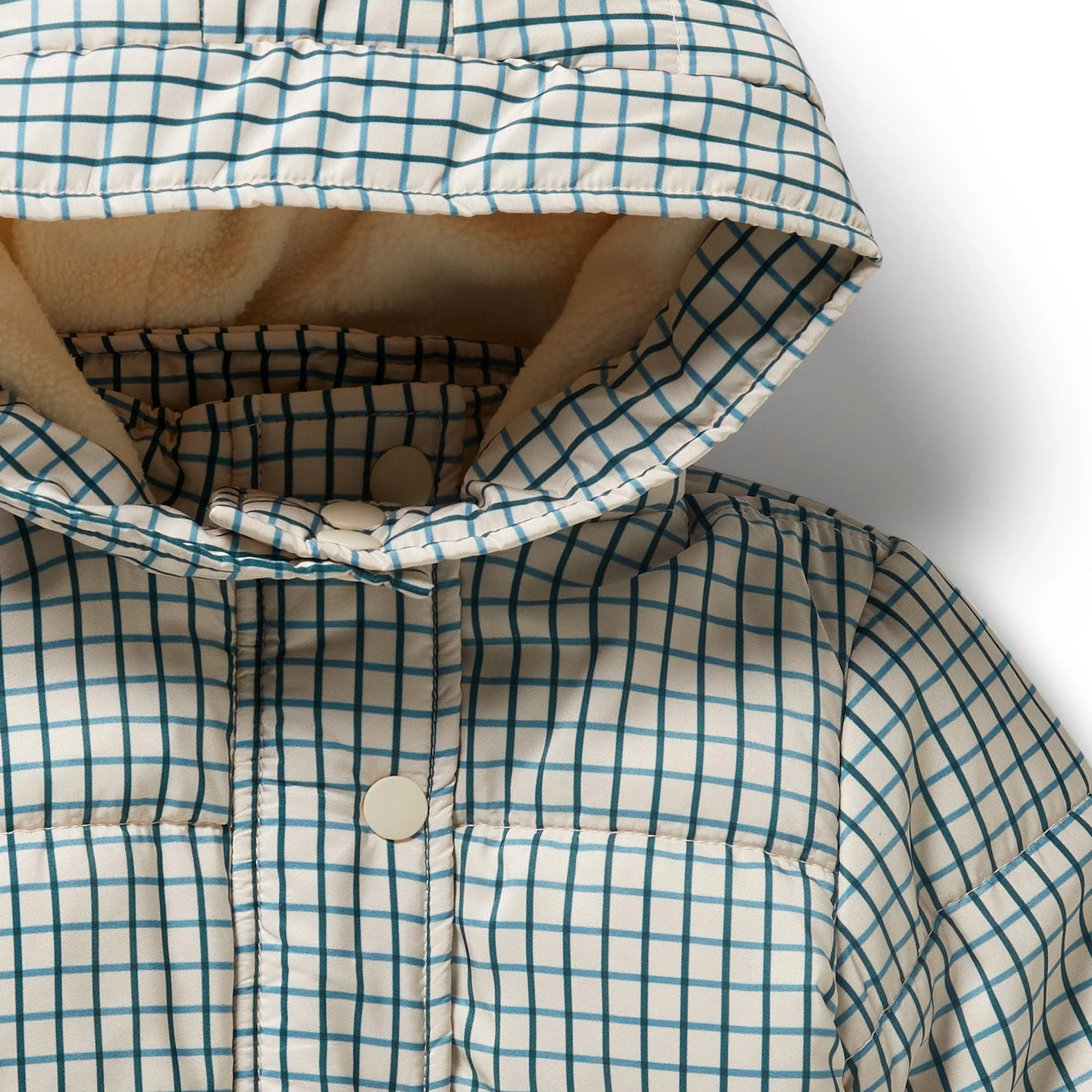 Wilson & Frenchy - Fern Check Puffer Jacket