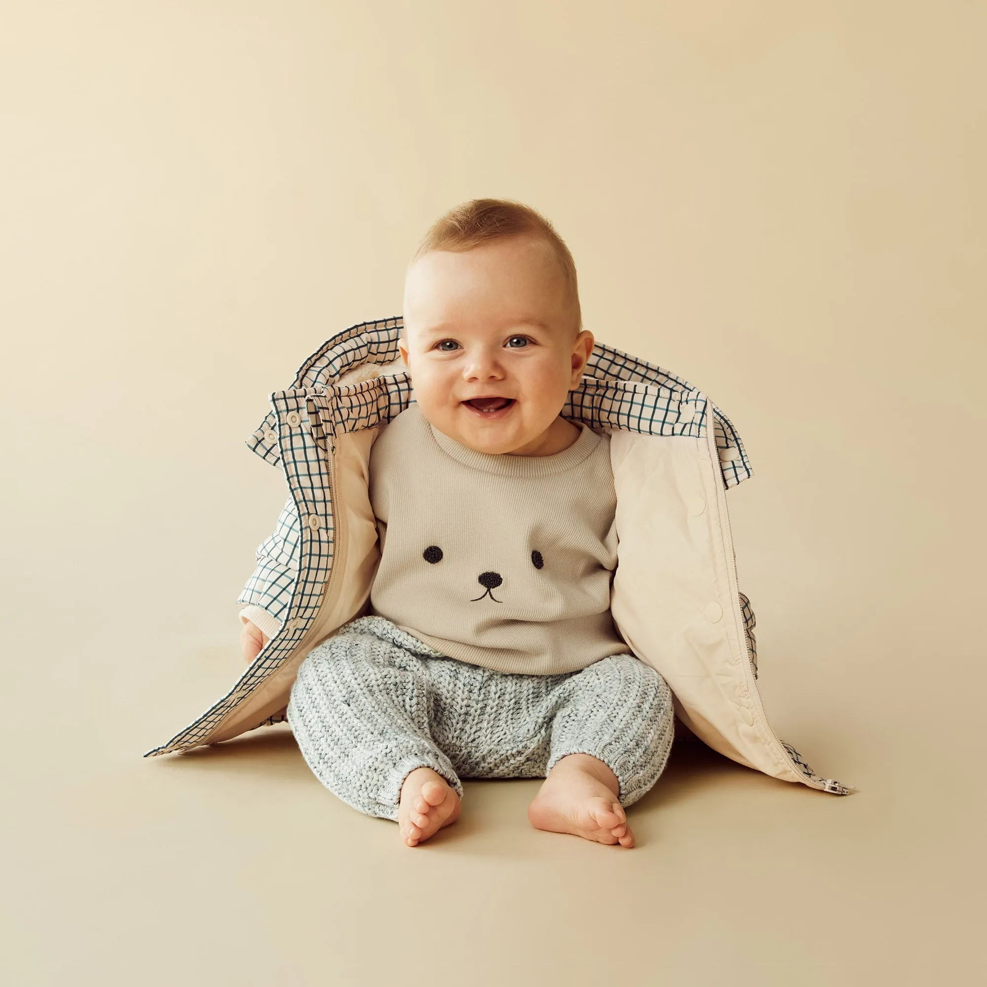 Wilson & Frenchy - Fern Check Puffer Jacket