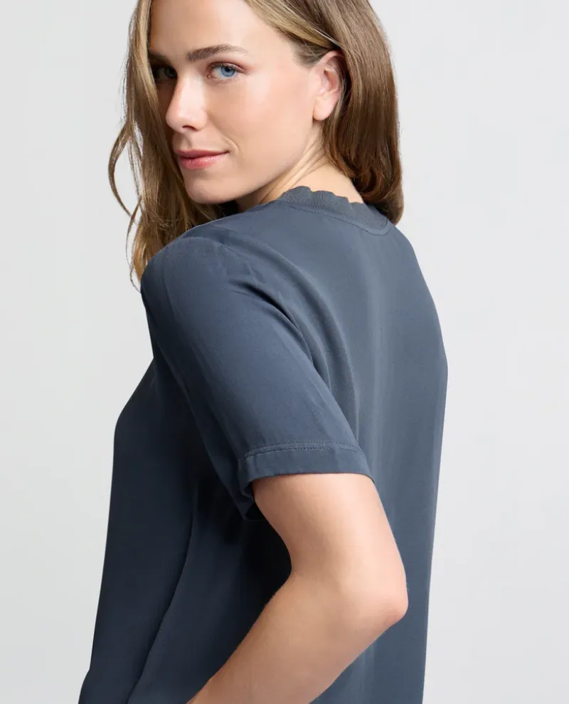 Yaya Anthracite T-Shirt Top